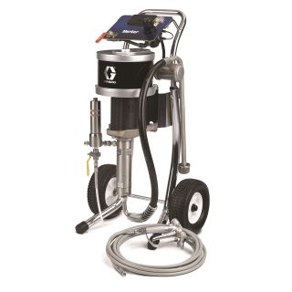 Merkur Cart-Mounted Airless Spray Package 45:1 Ratio, XTR-5 Gun, 519 XHD Tip, 25 ft (7.6 m) Fluid Hose, FluidFilter, DataTrak, Drain Valve G45C06