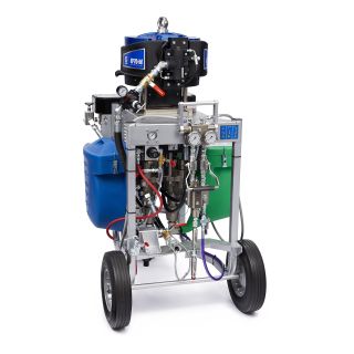 XP50-hf Hazardous Location Spray Package, Cart, 3:1 Mix Ratio, Hoppers, Solvent Pump, Heaters, XTR Gun 573304