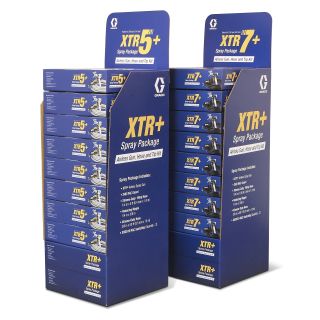 XTR5+ Gun, Hose and Tip Kit, 8-pack of 273142 with Display Stand 273144