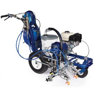 LineLazer V 5900 HP Automatic Series Gas Airless Line Striper, 2 Auto Guns 17H458