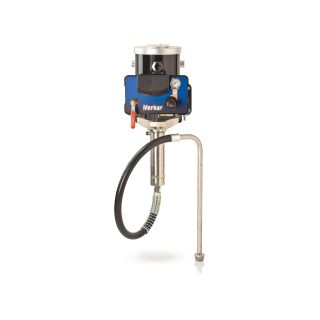 10:1 Merkur Pump, 1.2 gpm (4.5 lpm) fluid flow, Wall Mt, Pump/Gun Air Controls, Suction Hose G10W03