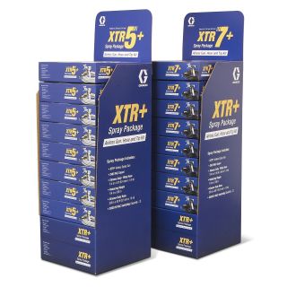 XTR5+ Gun, Hose and Tip Kit, 8-pack of 26C962 with Display Stand 26C972