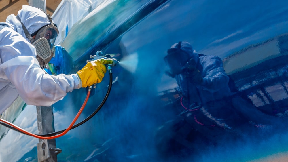 Painting with spray gun Flawless Finish with a Spray Gun